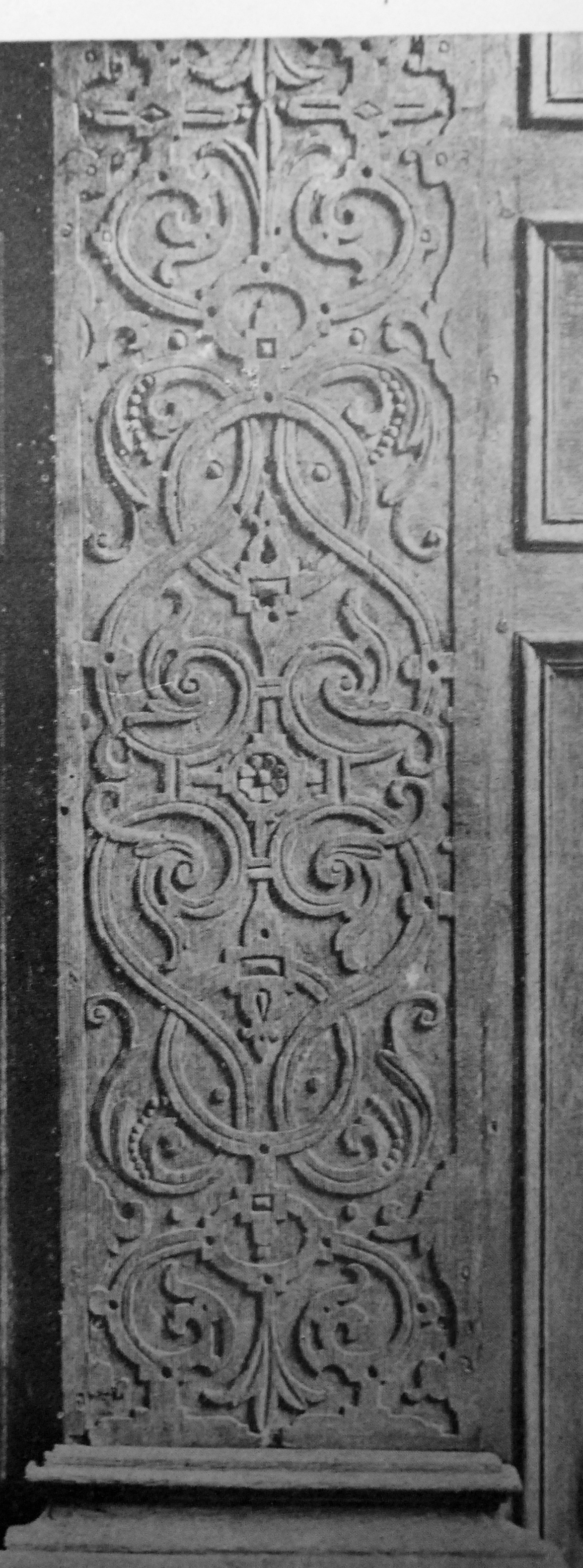 carved panel outline
