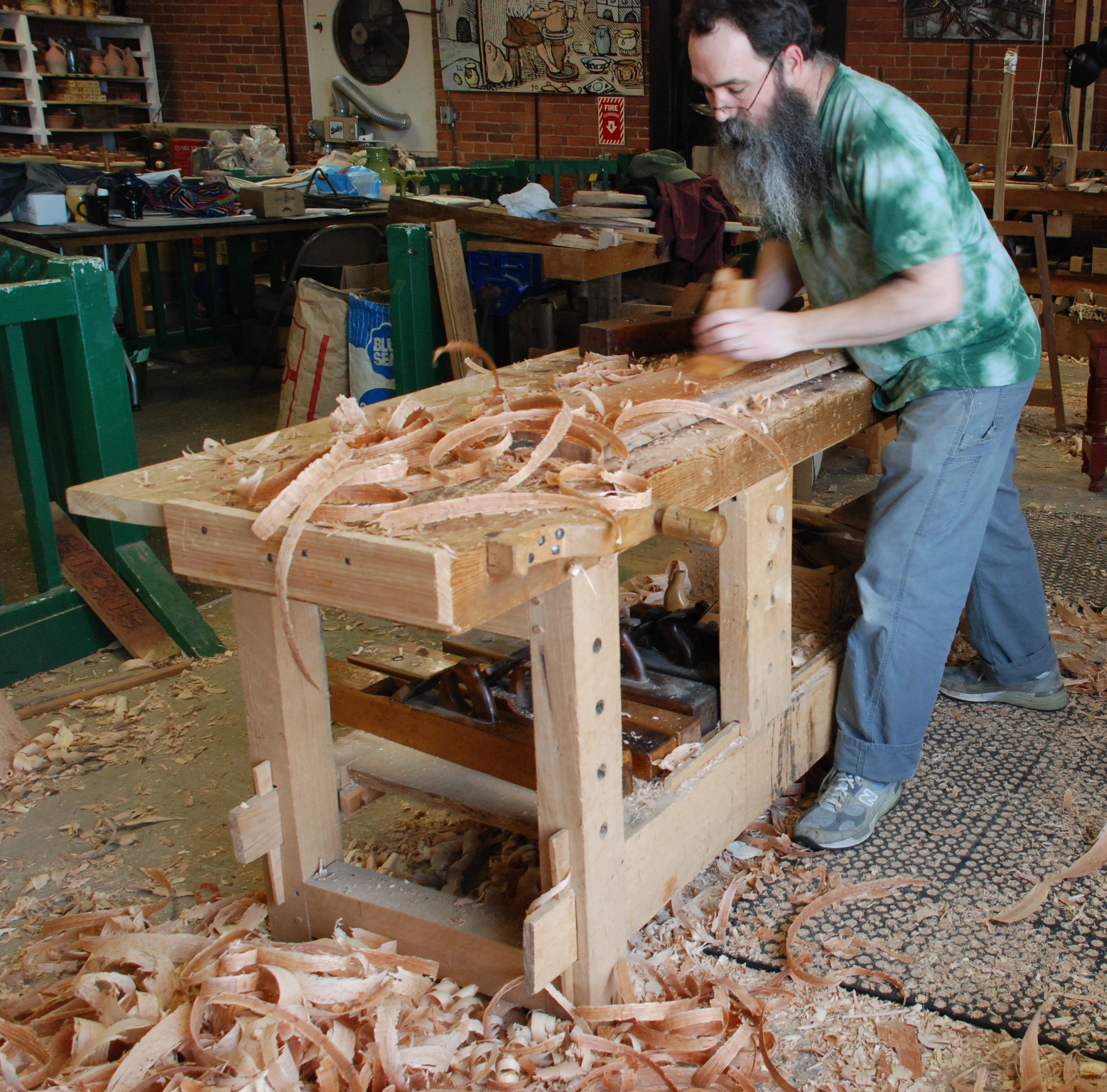 another benefit of a simple workbench | Peter Follansbee ...