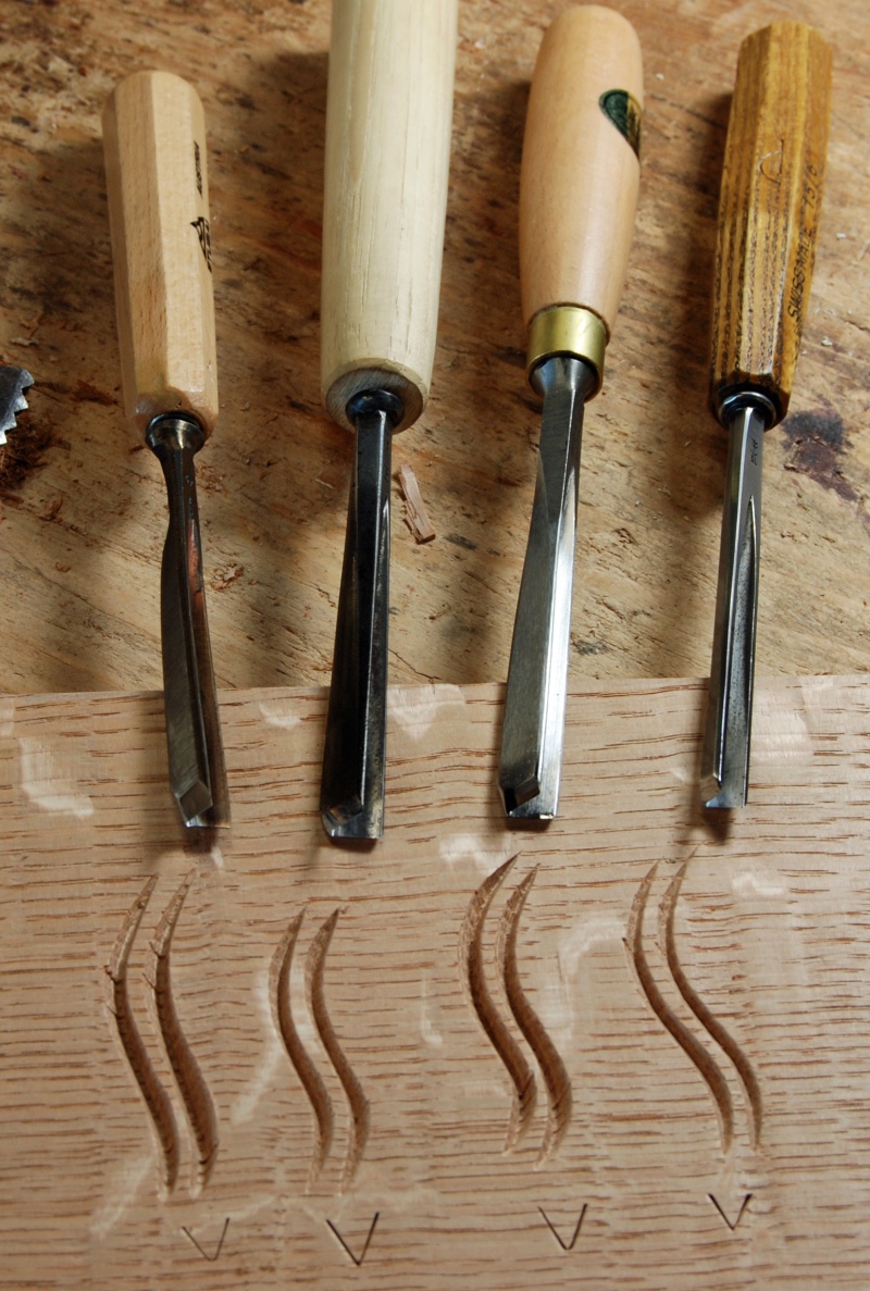 wood carving with chisels