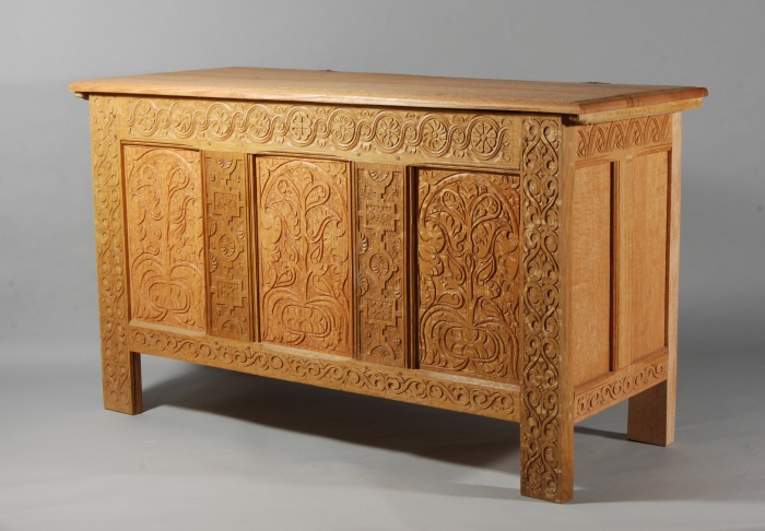 joined & carved chest, 2010